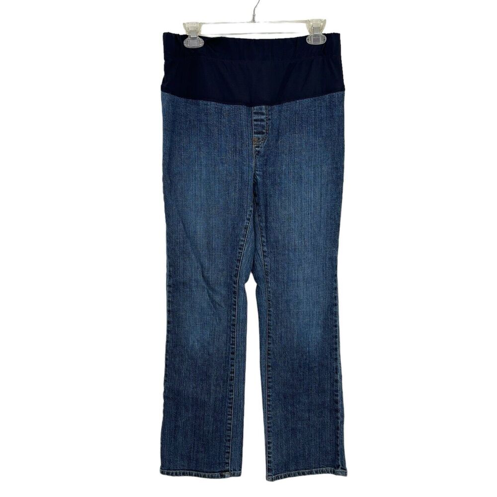 Gap Boot Cut Denim Jeans Maternity Size 6 Regular Stretch Panel